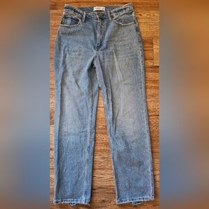 Abercrombie & Fitch The ankle straight ultra high rise jeans